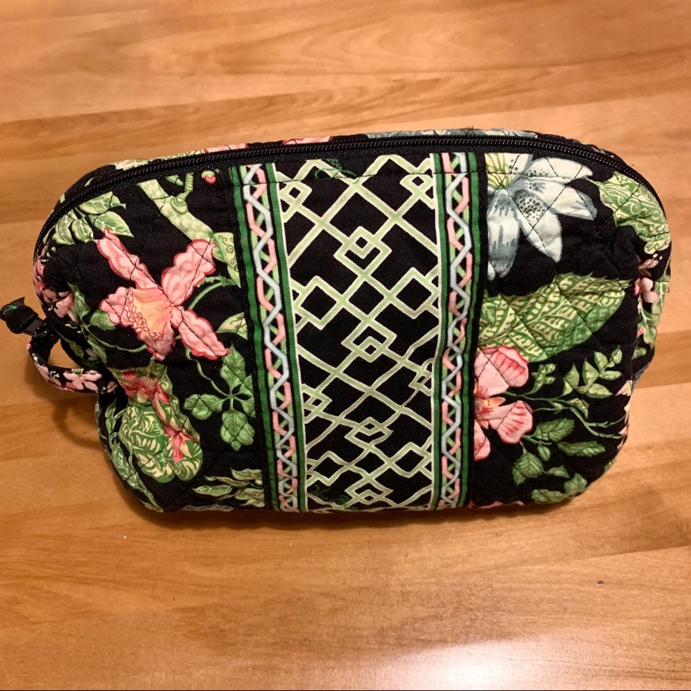 Vintage 2000s Vera Bradley Cosmetic Bag - Discontinued Botanica print